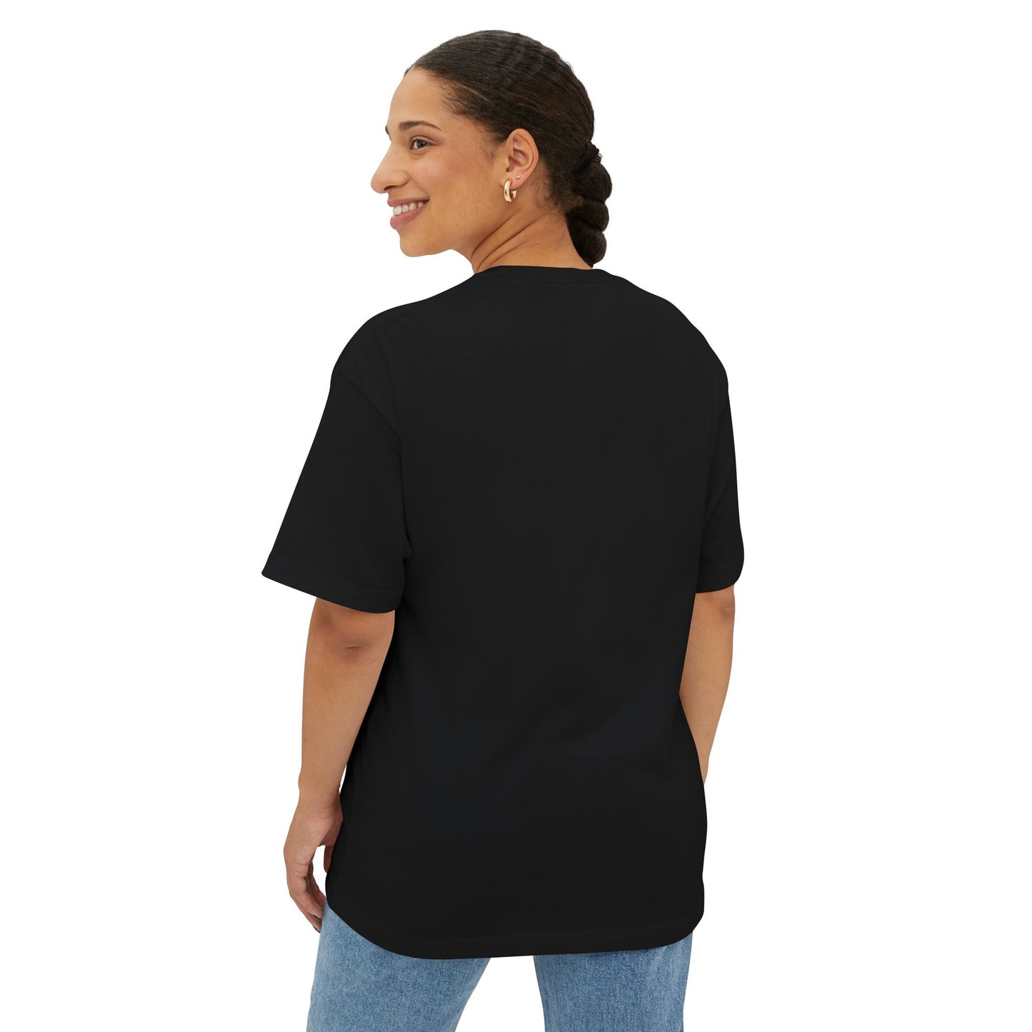 LALARZY Unisex Oversized Boxy Tee - Trendy Graphic Tee for Casual Style