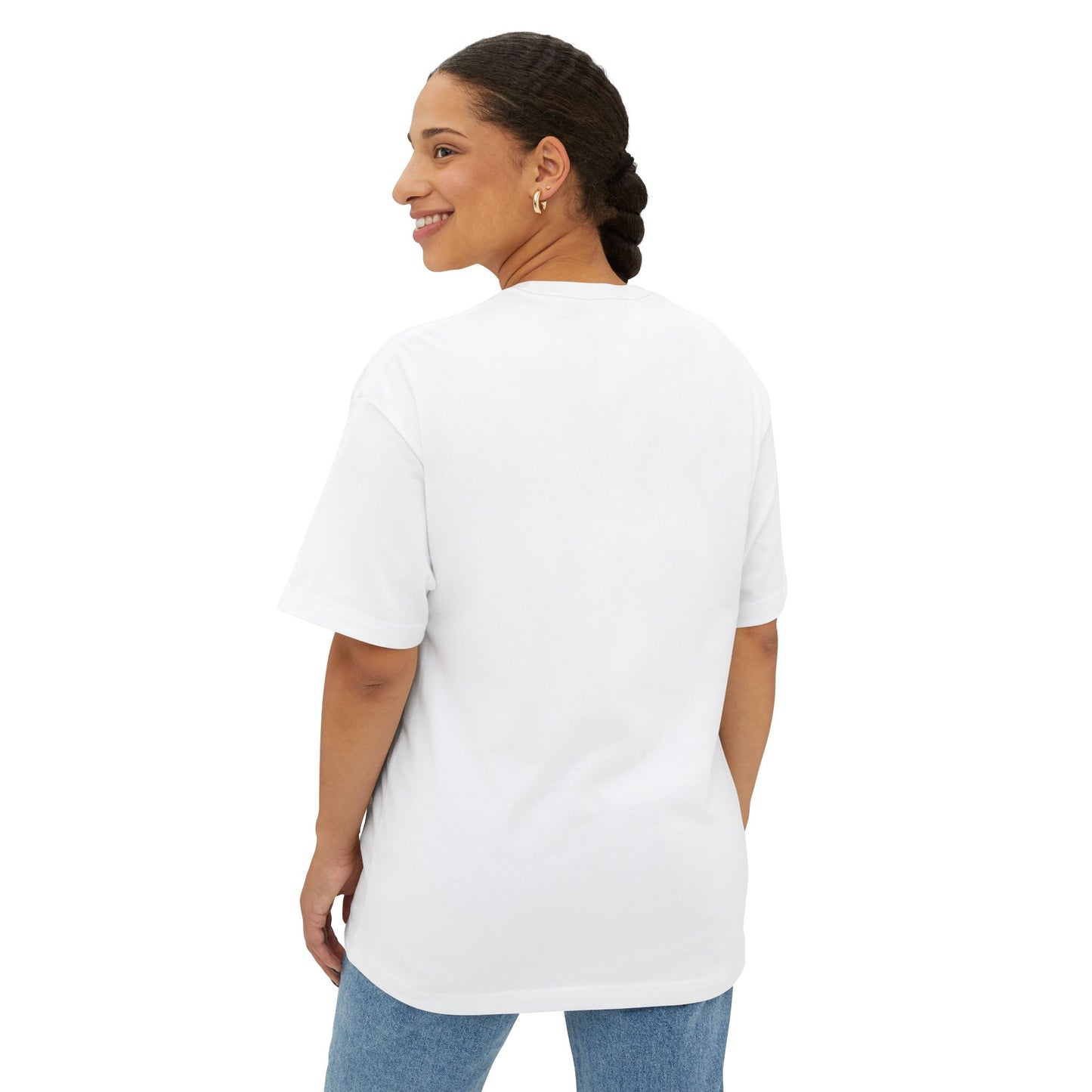 LALARZY Unisex Oversized Boxy Tee - Trendy Graphic Tee for Casual Style