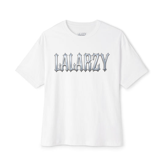 LALARZY Unisex Oversized Boxy Tee - Trendy Graphic Tee for Casual Style